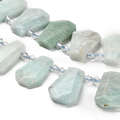 Природных амазонит бисер нитей G-H078-A06-01