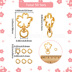 50 сумка с поворотными застежками из сплава FIND-SC0016-72