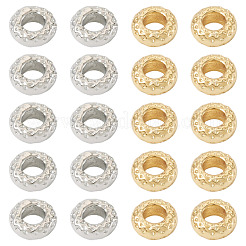 Perline distanziatrici in ottone 20pz 2 colori&nbsp;KK-TA0008-73