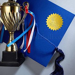 12 лист самоклеящихся наклеек с тиснением золотой фольги&nbsp;DIY-WH0451-048