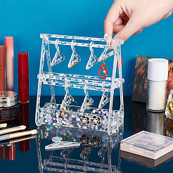 1 комплект прозрачных акриловых подставок для сережек EDIS-PH0001-30