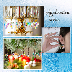 12шт стеклянные подвески&nbsp;GLAA-SP0001-44