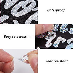 Самоклеящиеся этикетки из ПВХ 12 цвета DIY-CP0011-36