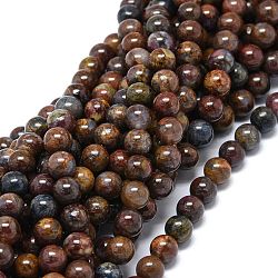 Brins de perles de pietersite naturelles, ronde, 8~8.5mm, Trou: 1mm, Environ 46~49 pcs/chapelet, 15.55 pouce (39.5 cm)