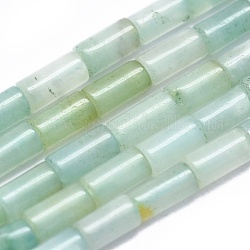 Fili di perline amazonite naturale, colonna, 3.5~4x2mm, Foro: 0.7 mm, circa 100pcs/filo, 15.35 pollice (39 cm)