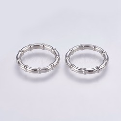 Пластиковые соединительные кольца ccb, кольцо, платина, 24x4 мм, около 18 мм внутренним диаметром