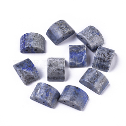 Maglie multi-filo di lapislazzuli naturali, arco, 14.5~15x9~10.5x6.5~7.5mm, Foro: 1~1.2 mm