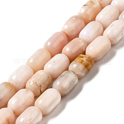 Chapelets de perles en opale rose naturelle, colonne, 9x6mm, Trou: 0.9~1mm, Environ 20~21 pcs/chapelet, 7.09~7.48 pouce (18~19 cm)