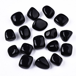 Natürliche schwarze Obsidian Perlen, Heilsteine, zur energieausgleichenden Meditationstherapie, getrommelt Stein, Vasenfüller Edelsteine, kein Loch / ungekratzt, Nuggets, 19~30x18~28x10~24 mm 250~300 g / Beutel