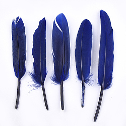 Gänsefedern Kostüm Zubehör, gefärbt, dunkelblau, 105~157x16~22 mm, ca. 500 Stk. / Beutel