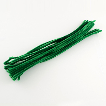 11.8 pouce décoration de guirlandes de noël bricolage tige de chenille guirlande de guirlandes fil d'artisanat AJEW-S007-02