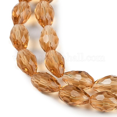 Прозрачные стеклянные бусины EGLA-N013-T10mm-D21-1