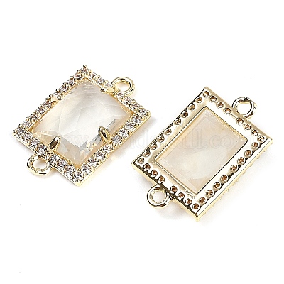 Натуральный лимонный кварц граненые прямоугольные звенья G-I375-07G-03-1