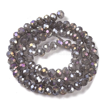 Запекание гальванических нитей стеклянных бусин DGLA-A039-J8mm-B06-1