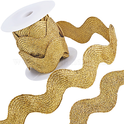 Лента из полиэстера с волнистой бахромой длиной 5 ярд. OCOR-GF0003-45B-1