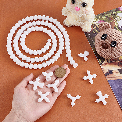 Пластиковая фигурка подвижный скелет AJEW-UN0002-53-1