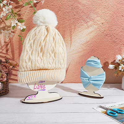 2 сумка 2 стиля симпатичная стойка для заколок из фанеры в форме головы девушки ODIS-PH0001-94-1