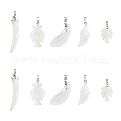 10 шт. 5 подвески из натуральной ракушки трохид/ракушки трохус SSHEL-FH0001-18-1