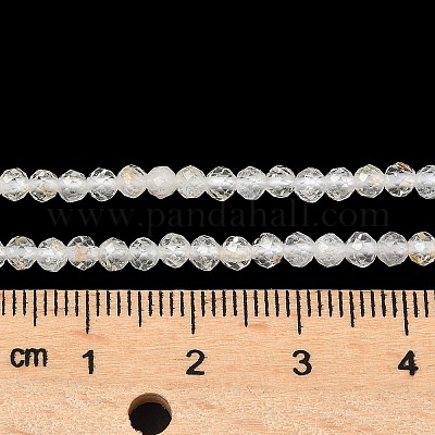 Бусины из натурального белого топаза&nbsp;G-RM241221-B17-1