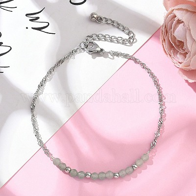 7шт 7 цвета браслеты из натуральных драгоценных камней BJEW-JB11835-1