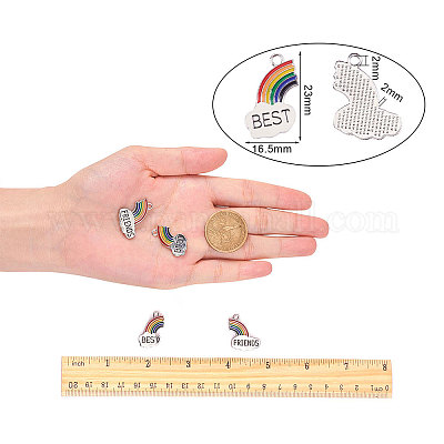 Подвески из эмали и сплава&nbsp;PALLOY-CJC0001-39P-1