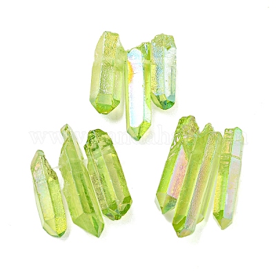 Гальванизированный натуральный кристалл кварца G-P315-A18-1