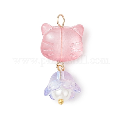 7шт подвески ручной работы лэмпворк PALLOY-JF04245-02-1