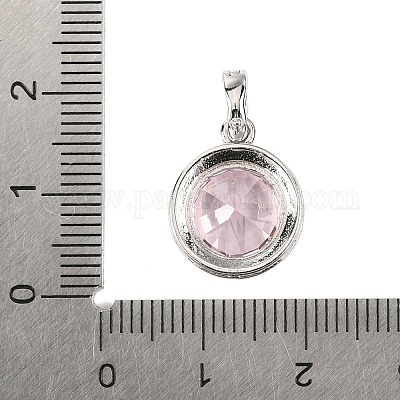 925 подвеска из стерлингового серебра с паве из кубических цирконий STER-C015-01C-02-1