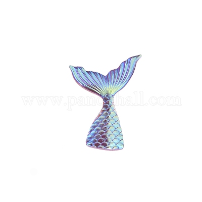 Украшения из светящегося хвоста русалки из смолы LUMI-PW0004-017D-1