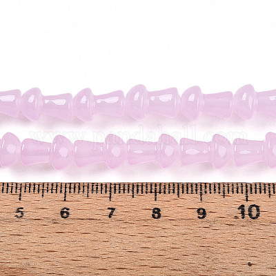 Выпечка окрашенные стеклянные бусины пряди DGLA-N007-01E-1