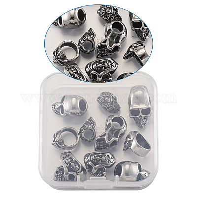 Европейские бусины из нержавеющей стали 304 STAS-TA0004-24-1