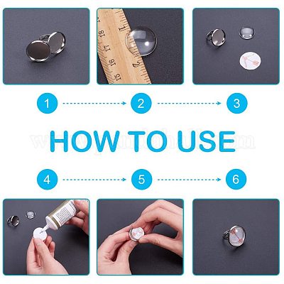 Поделки кольцо материалы KK-PH0035-53-1