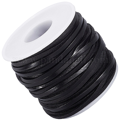 20 ярд плоских кожаных шнуров&nbsp;WL-CL0001-16B-1
