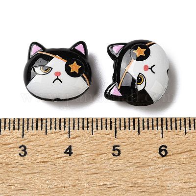 Бусины из сплава краски для выпечки FIND-H059-02A-1