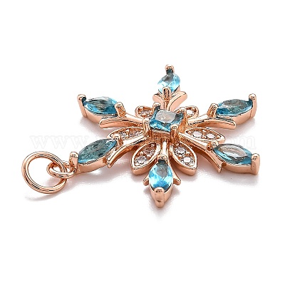 Латуни циркония кубической подвески ZIRC-O044-02B-RG-1