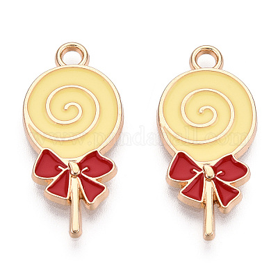 Подвески из эмали и сплава ENAM-S119-041D-1