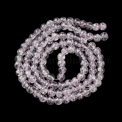 Стеклянные бусины кракле GLAA-XCP0002-03B-1