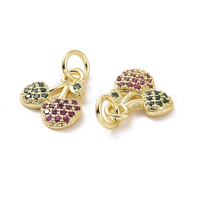 Латунные микро проложить кубического циркония подвески KK-E068-VF148-1