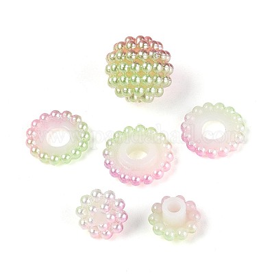 Имитация жемчуга акриловые&nbsp;OACR-T004-15mm-06-1