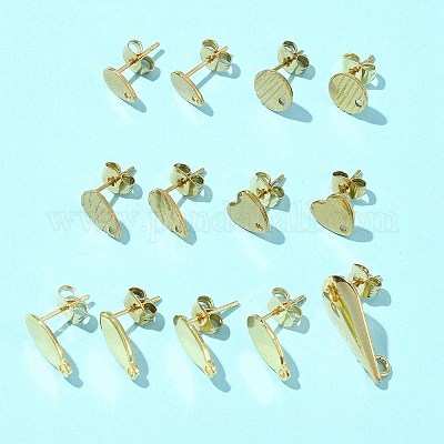 Фурнитура для сережек из нержавеющей стали 304 STAS-FS0001-48A-1