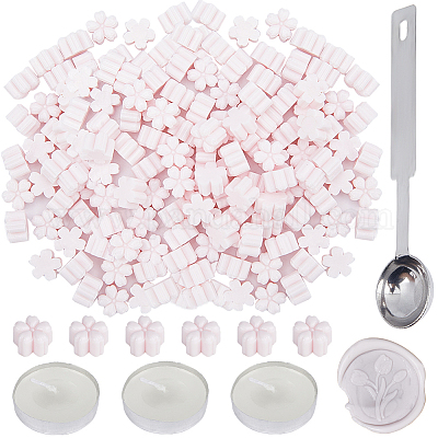 110 шт. цветочные частицы сургуча DIY-CP0009-36-1