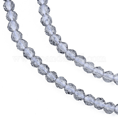 Chapelets de perles en verre transparente  &nbsp;GLAA-N041-010-06-1