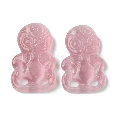 Большие подвески из окрашенного натурального селенита&nbsp;G-G113-01I-1