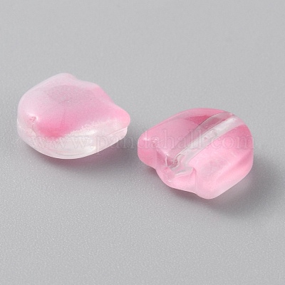 Бусины лэмпворк  LAMP-WH0012-06F-1