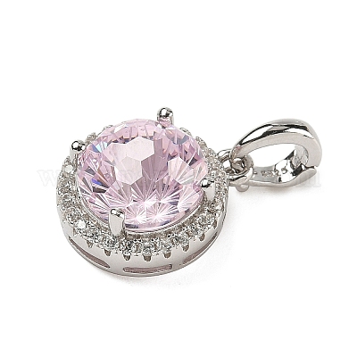 925 подвеска из стерлингового серебра с паве из кубических цирконий STER-B009-01B-06-1