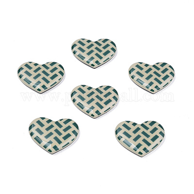 Акриловые кабошоны с принтом KY-N015-201-B02-1