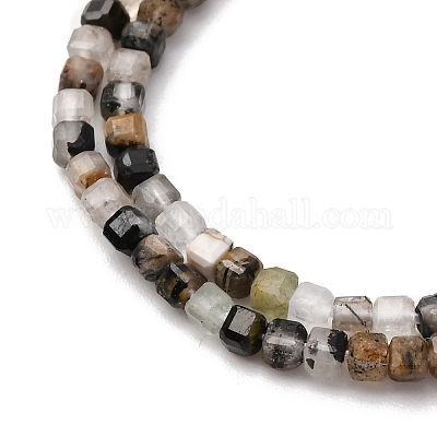 Натуральный турмалированный кварц / черный рутиловый кварц G-RM2025-C18-A-1