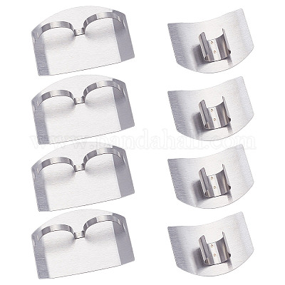 Shop Gorgecraft 8Pcs 2 Style 430 Stainless Steel Finger Guards for Cutting  for Jewelry Making - PandaHall Selected