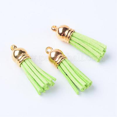 Искусственные замши кисточкой подвесные украшения FIND-T002-B-1