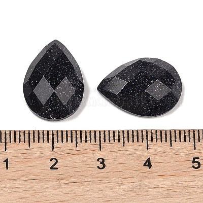 Синтетические голубые голдстоуновские кабошоны G-C146-04G-1